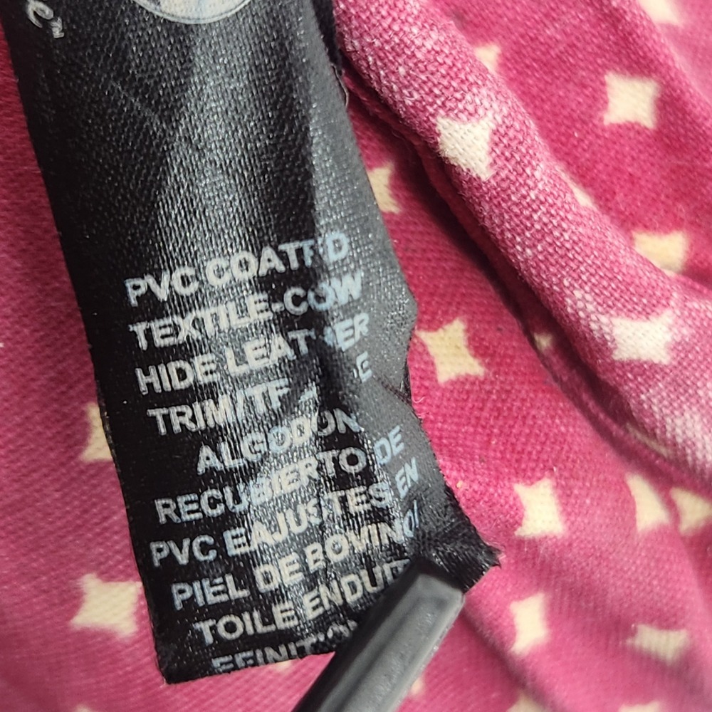 Fossil Key-Per Crossbody Bag Multi Color Coated Canvas Knit Print Small Purse - Picture 10 of 14